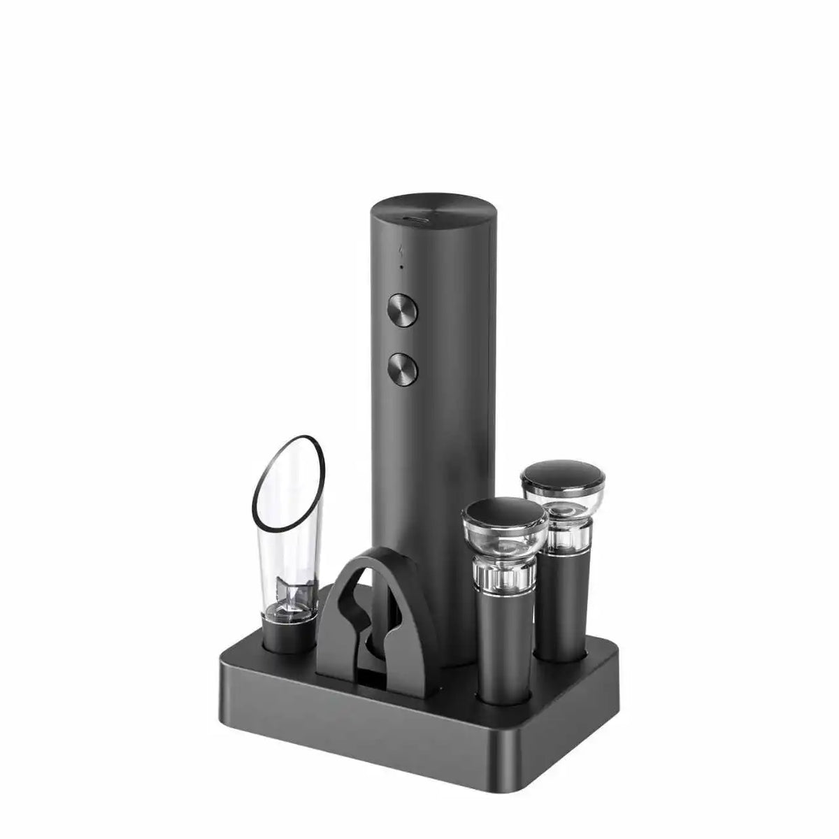 Electric Wine Opener Gift Set – Rechargeable, with Aerator & Stopper